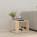 Miniatyrbillede 4 af 8: vidaXL sofabord 40x40x30 cm konstrueret træ sonoma-eg -  Sofaborde