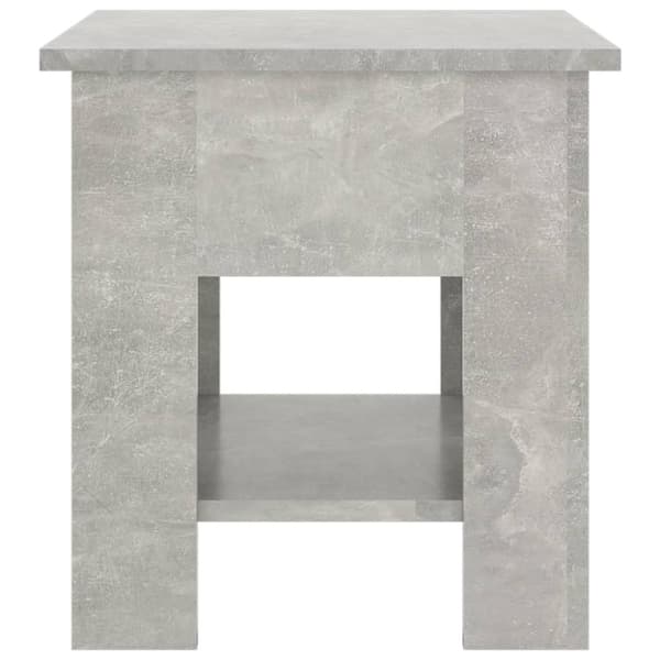vidaXL Soffbord betonggrå 40x40x42 cm konstruerat trä - Soffbord