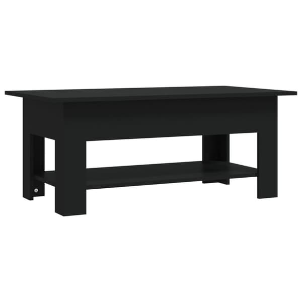 vidaXL Sohvapöytä musta 102x55x42 cm tekninen puu - Kahvipöydät