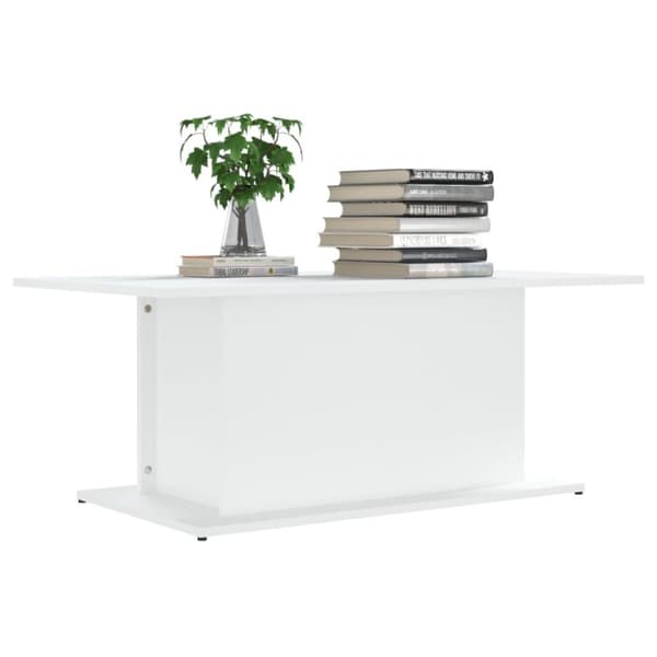 vidaXL sofabord 102x55,5x40 cm spånplade hvid - Sofaborde