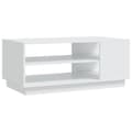Miniatyrbillede 3 af 8: vidaXL sofabord 102x55x43 cm spånplade hvid -  Sofaborde