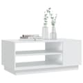 Miniatyrbillede 5 af 8: vidaXL sofabord 102x55x43 cm spånplade hvid -  Sofaborde