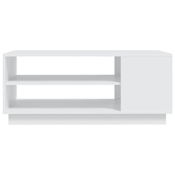 vidaXL sofabord 102x55x43 cm spånplade hvid - Sofaborde