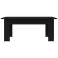 Miniatyrbillede 5 af 7: vidaXL sofabord 100x60x42 cm konstrueret træ sort -  Sofaborde