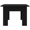 Miniatyrbillede 6 af 7: vidaXL sofabord 100x60x42 cm konstrueret træ sort -  Sofaborde