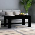 Miniatyrbillede 1 af 7: vidaXL sofabord 100x60x42 cm konstrueret træ sort -  Sofaborde