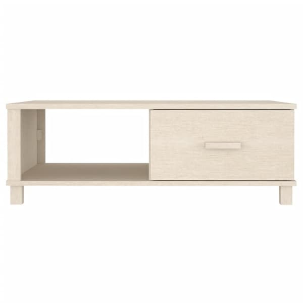 vidaXL sofabord HAMAR 100x55x35 cm massivt fyrretræ honningbrun -  Sofaborde
