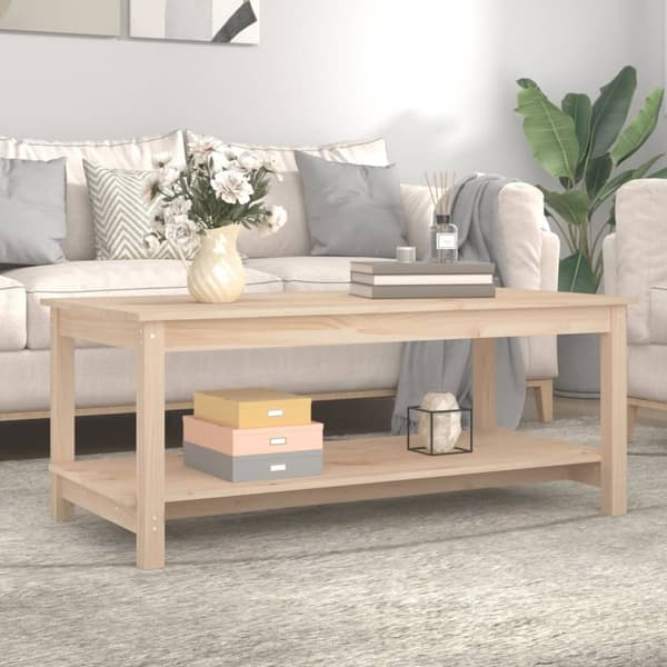 vidaXL Soffbord 110x55x45 cm massiv furu -  Soffbord