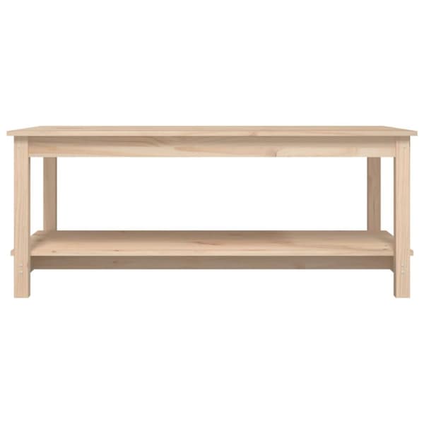 vidaXL Soffbord 110x55x45 cm massiv furu - Soffbord