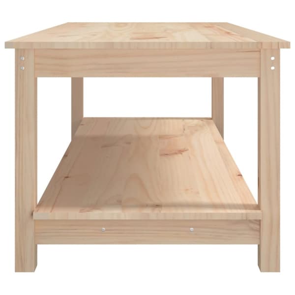 vidaXL Soffbord 110x55x45 cm massiv furu - Soffbord