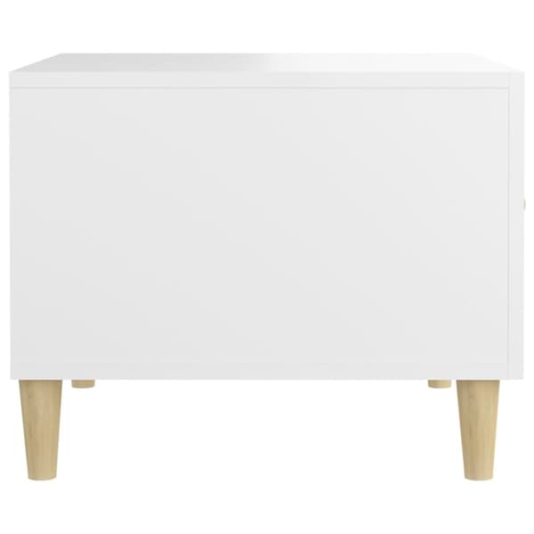 vidaXL Soffbord 2 st vit 50x50x40 cm konstruerat trä -  Soffbord