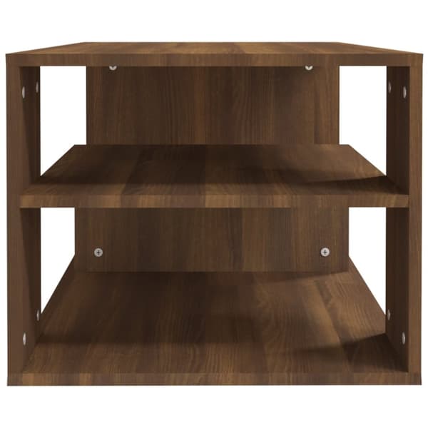 vidaXL sofabord 100x50x40 cm konstrueret træ brun egetræsfarve - Sofaborde