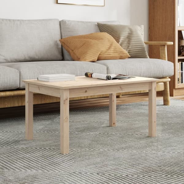 vidaXL Soffbord 80x50x40 cm massivt furu - Soffbord