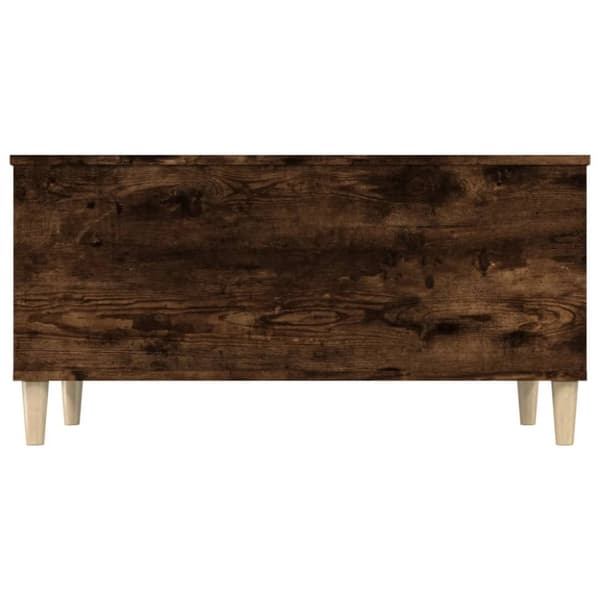 vidaXL Soffbord rökfärgad ek 90x44,5x45 cm konstruerat trä - Soffbord