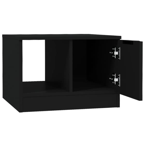 vidaXL Soffbord svart 50x50x36 cm konstruerat trä -  Soffbord