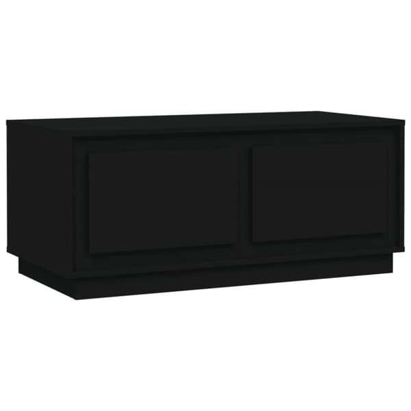 vidaXL Soffbord svart 102x50x44 cm konstruerat trä - Soffbord