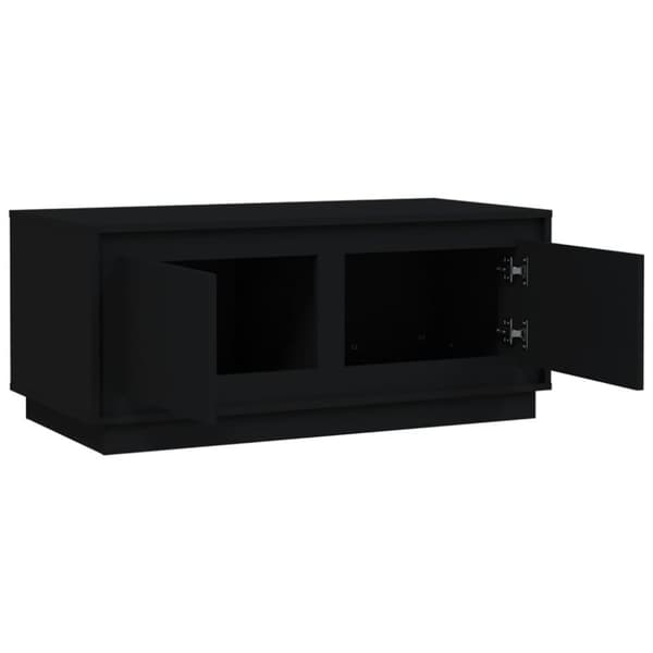 vidaXL Soffbord svart 102x50x44 cm konstruerat trä - Soffbord