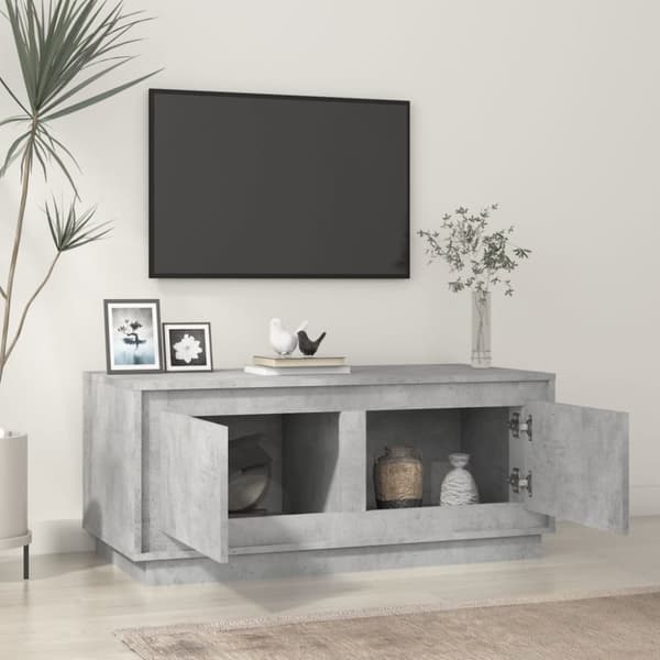 vidaXL Soffbord betonggrå 102x50x44 cm konstruerat trä -  Soffbord