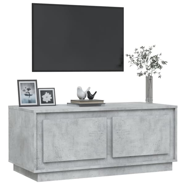 vidaXL Soffbord betonggrå 102x50x44 cm konstruerat trä -  Soffbord