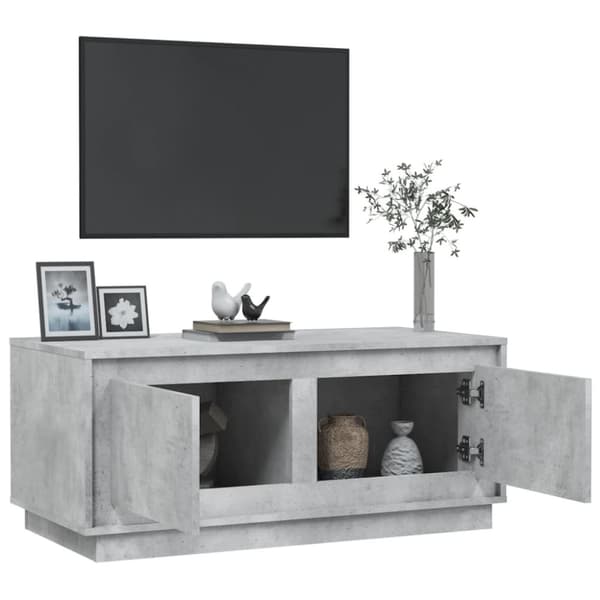 vidaXL Soffbord betonggrå 102x50x44 cm konstruerat trä -  Soffbord