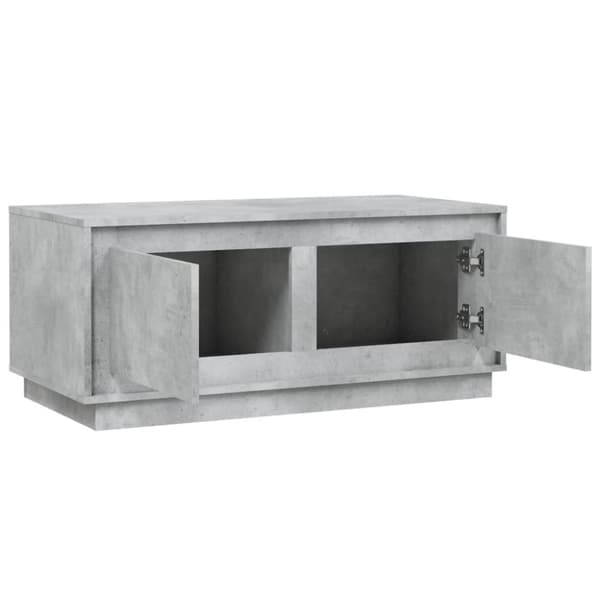 vidaXL Soffbord betonggrå 102x50x44 cm konstruerat trä -  Soffbord