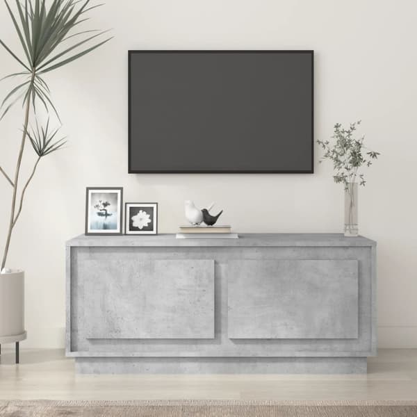 vidaXL Soffbord betonggrå 102x50x44 cm konstruerat trä -  Soffbord