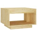 Miniatyrbillede 3 af 8: vidaXL sofabord 50x50x33,5 cm massivt fyrretræ -  Sofaborde