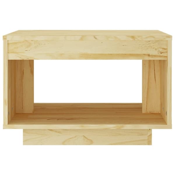 vidaXL sofabord 50x50x33,5 cm massivt fyrretræ - Sofaborde