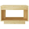 Miniatyrbillede 5 af 8: vidaXL sofabord 50x50x33,5 cm massivt fyrretræ -  Sofaborde