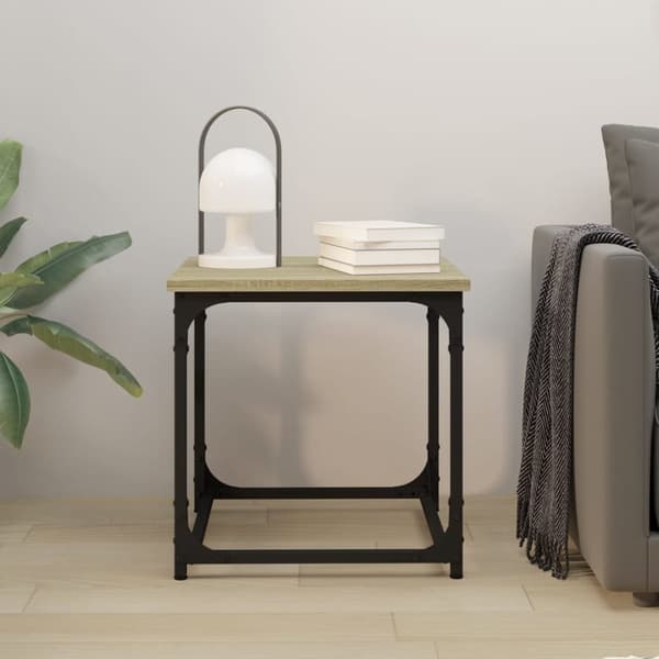 vidaXL sidebord 40x40x40 cm konstrueret træ sonoma-eg - Sofaborde