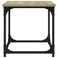 Miniatyrbillede 7 af 10: vidaXL sidebord 40x40x40 cm konstrueret træ sonoma-eg -  Sofaborde