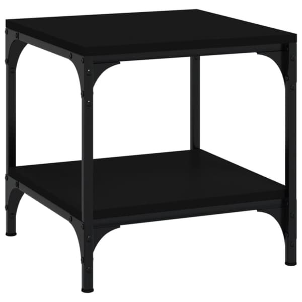 vidaXL Sivupöydät 2 kpl musta 40x40x40 cm tekninen puu -  Kahvipöydät