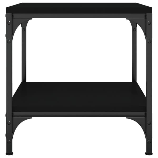vidaXL Sivupöydät 2 kpl musta 40x40x40 cm tekninen puu -  Kahvipöydät