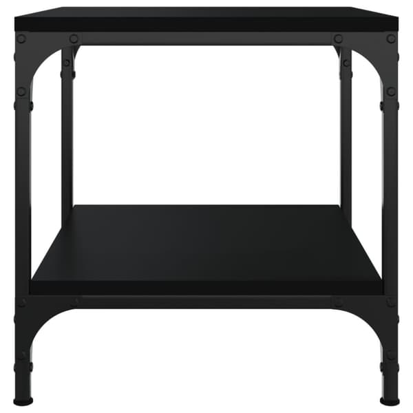 vidaXL Sivupöydät 2 kpl musta 40x40x40 cm tekninen puu -  Kahvipöydät