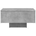 Miniatyrbillede 6 af 10: vidaXL sofabord 60x60x31,5 cm spånplade betongrå -  Sofaborde