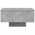 Miniatyrbillede 7 af 10: vidaXL sofabord 60x60x31,5 cm spånplade betongrå -  Sofaborde
