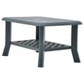 Miniatyrbillede 5 af 8: vidaXL sofabord 90 x 60 x 46 cm plastik grøn -  Sofaborde