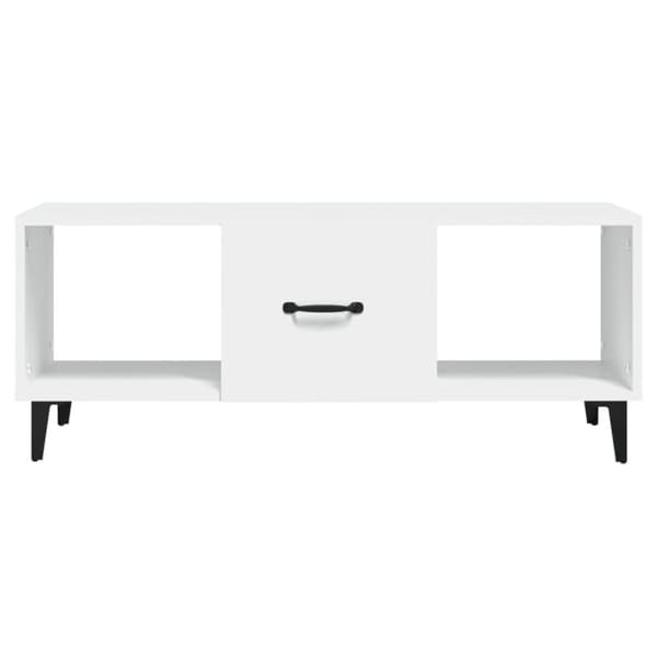 vidaXL Soffbord vit 102x50x40 cm konstruerat trä - Soffbord