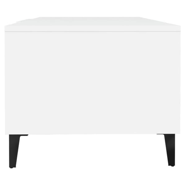 vidaXL Soffbord vit 102x50x40 cm konstruerat trä - Soffbord