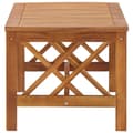 Miniatyrbillede 4 af 7: vidaXL sofabord 102x50x43 cm massivt akacietræ -  Sofaborde