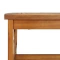 Miniatyrbillede 6 af 7: vidaXL sofabord 102x50x43 cm massivt akacietræ -  Sofaborde