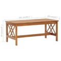 Miniatyrbillede 7 af 7: vidaXL sofabord 102x50x43 cm massivt akacietræ -  Sofaborde
