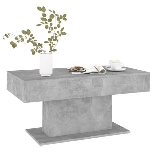 vidaXL Soffbord betonggrå 96x50x45 cm konstruerat trä - Soffbord