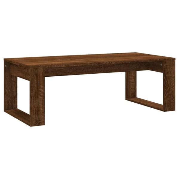 vidaXL Soffbord brun ek 102x50x35 cm konstruerat trä - Soffbord
