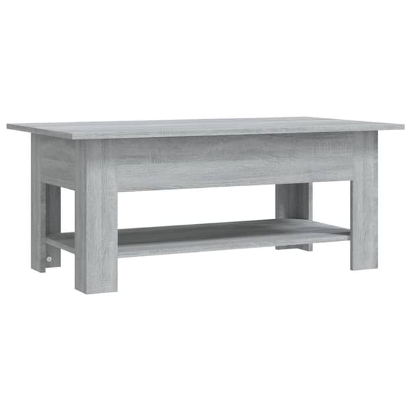 vidaXL sofabord 102x55x42 cm spånplade grå sonoma-eg - Sofaborde