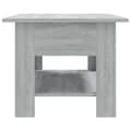 Miniatyrbillede 5 af 8: vidaXL sofabord 102x55x42 cm spånplade grå sonoma-eg -  Sofaborde
