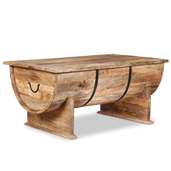 vidaXL Sohvapöytä Täysi mangopuu 88x50x40 cm - Kahvipöydät