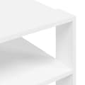 Miniatyrbillede 8 af 10: vidaXL sofabord 59,5x59,5x40 cm konstrueret træ hvid -  Sofaborde