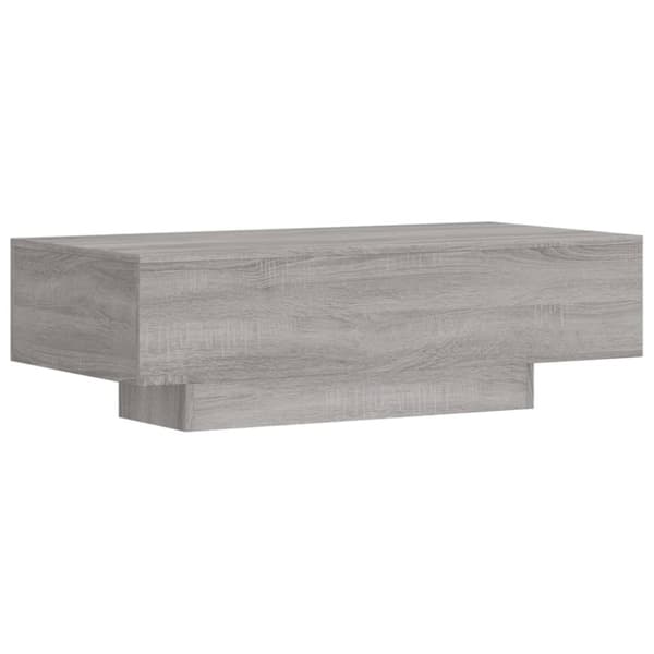 vidaXL Soffbord grå sonoma 100x49,5x31 cm konstruerat trä - Soffbord
