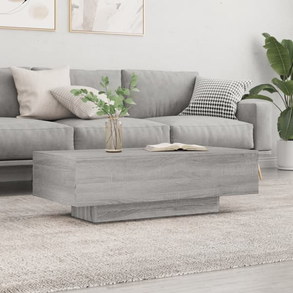 vidaXL Soffbord grå sonoma 100x49,5x31 cm konstruerat trä -  Soffbord